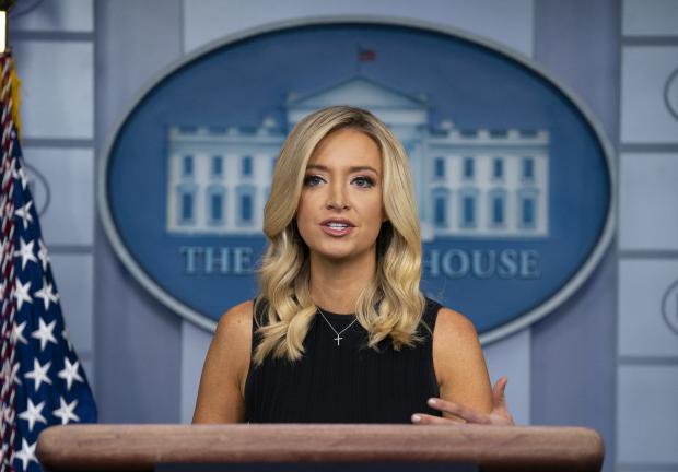 La secretaria de prensa de la Casa Blanca, Kayleigh McEnany, el 21 de julio de 2020.