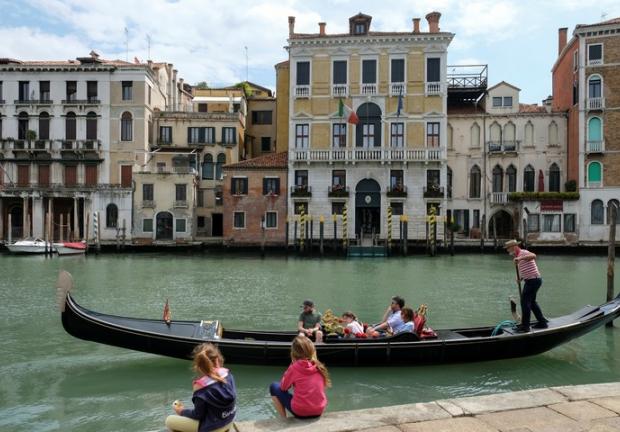 Turistas en Venecia
