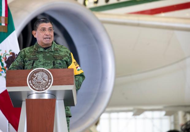 El secretario de la Defensa Nacional (Sedena), Luis Crescencio Sandoval, el 27 de julio de 2020.