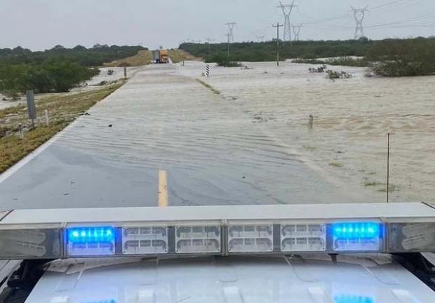 Zonas carreteras afectadas por las inundaciones provocadas por Hanna.