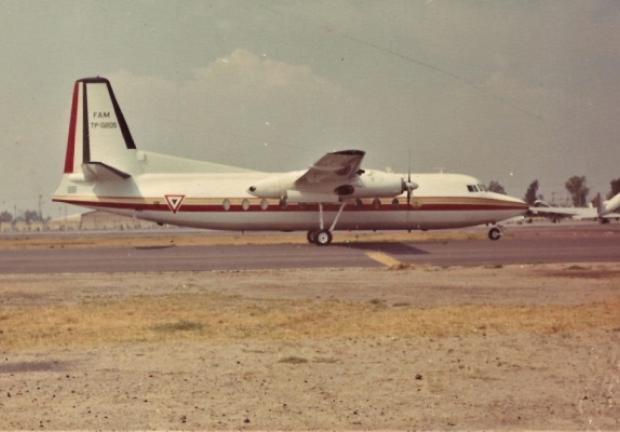 "El Mexicano", el primer avión presidencial de México.  