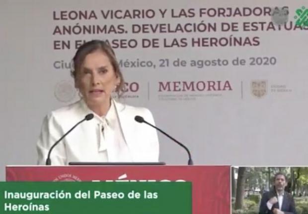 Beatriz Gutiérrez, el 21 de agosto de 2020.