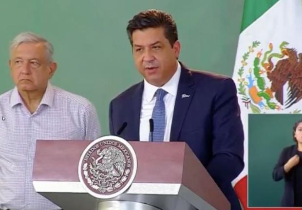 El gobernador de Tamaulipas, el 28 de agosto de 2020.