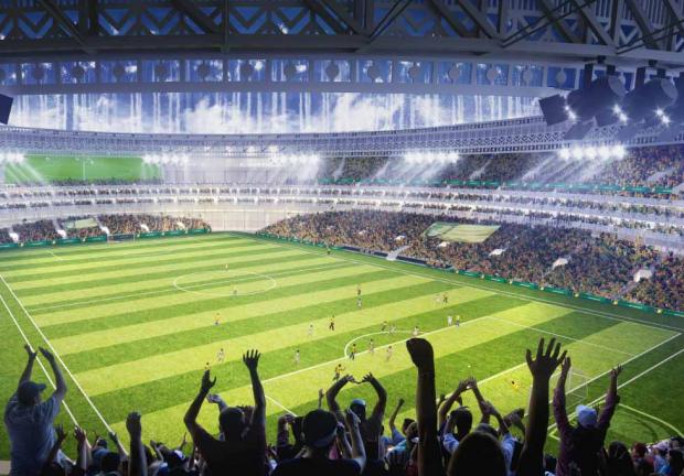 Para albergar partidos de futbol se espera una capacidad de 27 mil aficionados.