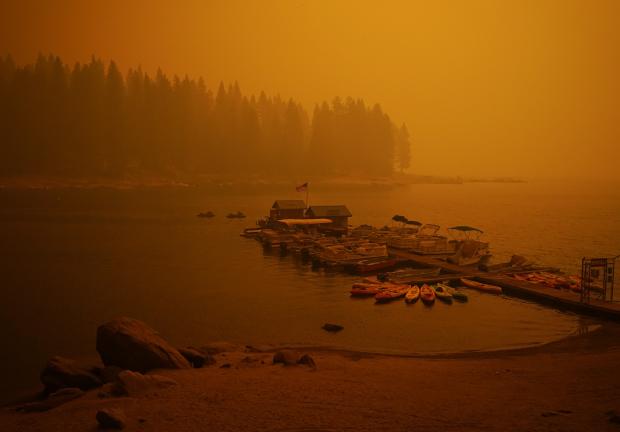 Incendio forestal en Shaver Lake, California, el 6 de septiembre de 2020.