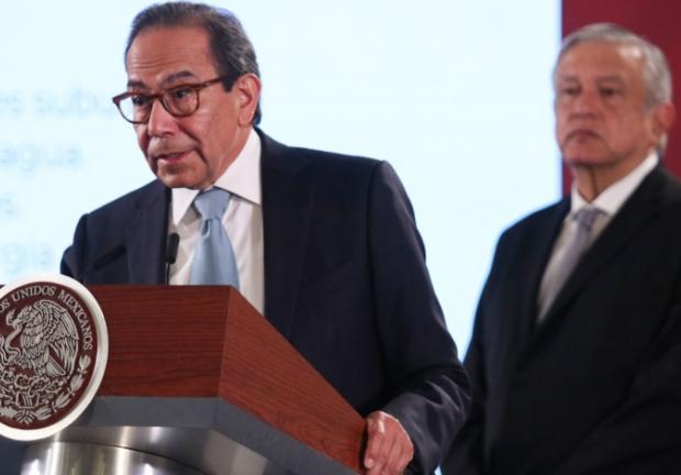 Carlos Salazar Lomeli, presidente del CCE y el Presidente Andrés Manuel López Obrador
