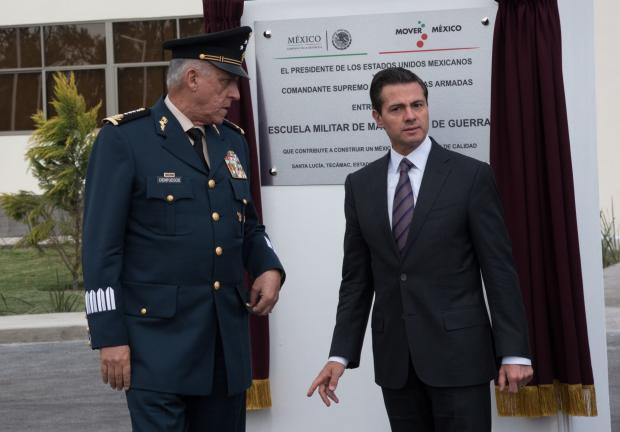 General Salvador Cienfuegos y el expresidente Enrique Peña Nieto