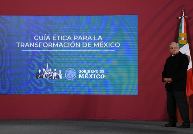 El presidente de México, Andrés Manuel López Obrador, el 26 de noviembre de 2020.