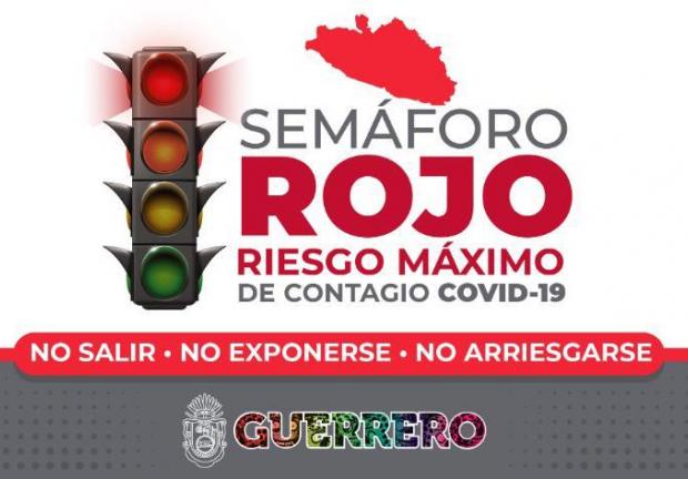 Advertencia de Semáfoto Rojo lanzada por el gobierno.