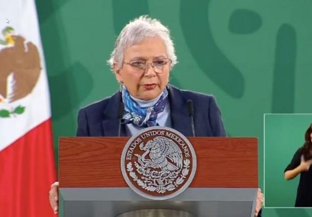 La secretaria de Gobernación, Olga Sánchez Cordero habla sobre el caso Lydia Cacho.