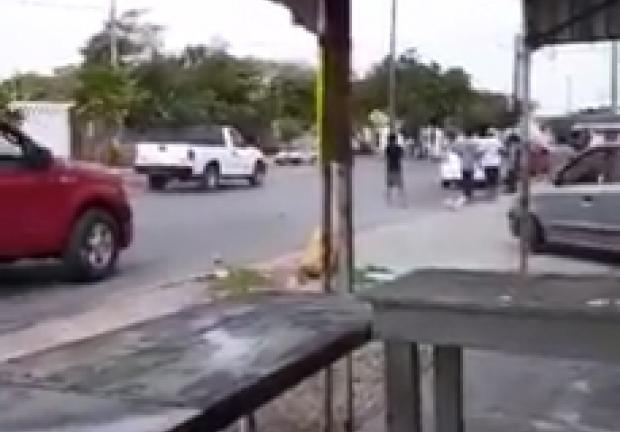 El enfrentamiento entre policías y los sospechosos tuvo lugar en calles del municipio de Benito Juárez, en Q. Roo.