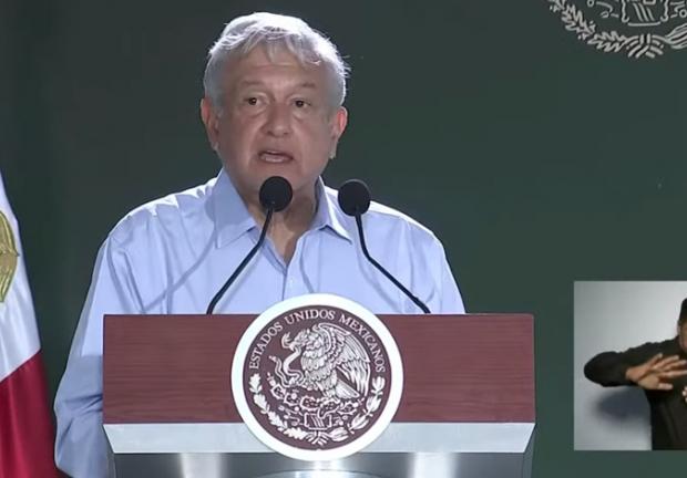 El Presidente Andrés Manuel López Obrador, el 19 de marzo de 2021.