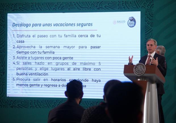 El subsecretario de Prevención y Promoción de la Salud, Hugo López-Gatell, el 23 de marzo de 2021.
