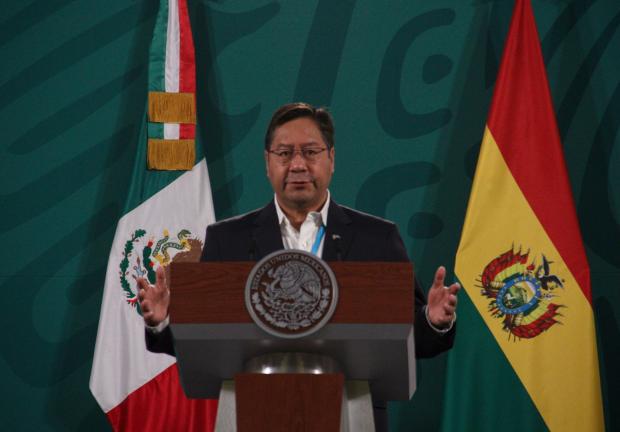 El presidente de Bolivia, Luis Alberto Arce, el 24 de marzo de 2021.