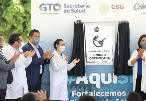 El gobernador de Guanajuato, Diego Sinhue Rodríguez resaltó la labor del personal del Hospital.