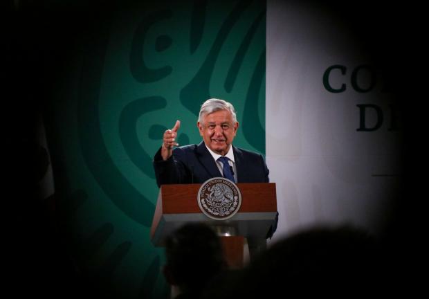 El Presidente Andrés Manuel López Obrador (AMLO), el 20 de abril de 2021.