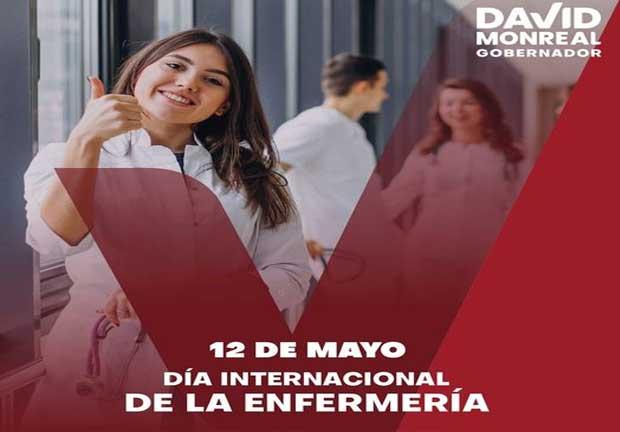 David Monreal Ávila, candidato a la gubernatura de Zacatecas, reconoció el trabajo y sacrificio realizado por enfermeras y enfermeros en su día