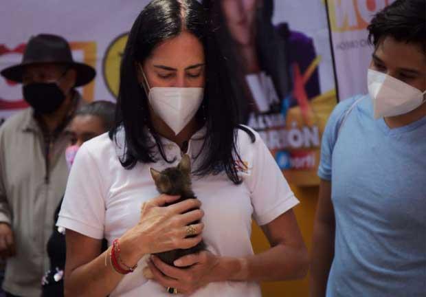 La candidata a la alcaldía de Álvaro Obregón, Lía Limón, plantea una agenda de cuidado y protección de animales