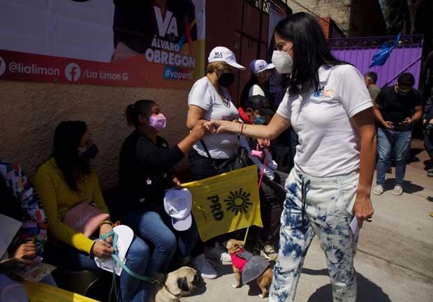 La candidata a la alcaldía de Álvaro Obregón, Lía Limón, plantea una agenda de cuidado y protección de animales