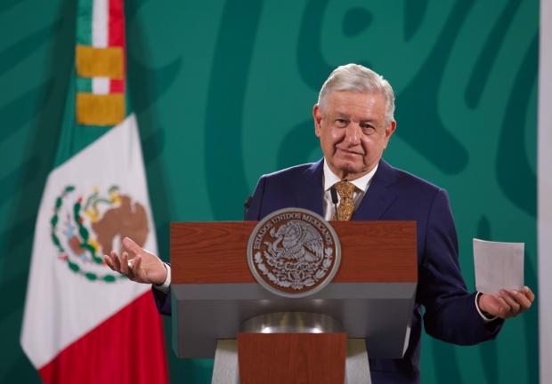 Andrés Manuel López Obrador, presidente de México, encabezó la conferencia matutina llevada a cabo en Palacio Nacional.