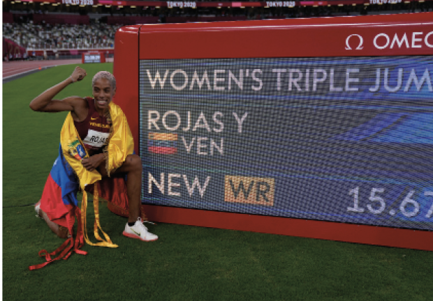 Yulimar  Rojas País: Venezuela Deporte:  atletismo Edad:  25 años