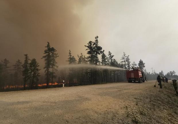 Al norte de la Federación de Rusia hay 93 incendios activos.