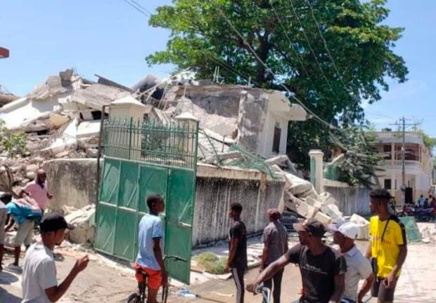 Luego del terremoto de magnitud 7.2 en Haití, autoridades avisan de tormenta tropical Grace