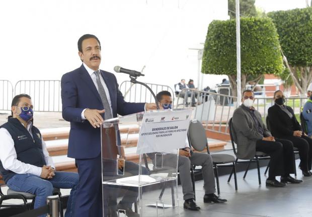 El gobernador Omar Fayad recordó que Hidalgo cumple una misión fundamental: dotar del vital líquido al Valle de México;