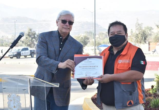 Jaime Bonilla, gobernador de Baja California, reconoció el trabajo de los municipios y sus titulares de protección civil