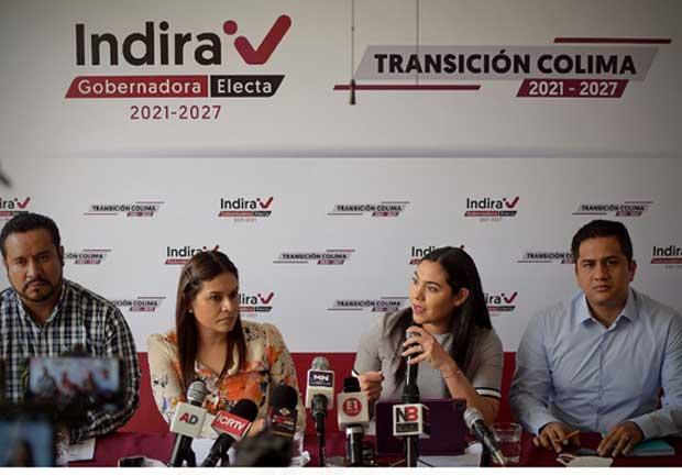 La gobernadora electa de Colima, Indira Vizcaíno Silva, informó que el cálculo de la deuda estatal aumentó a 11 mil millones de pesos
