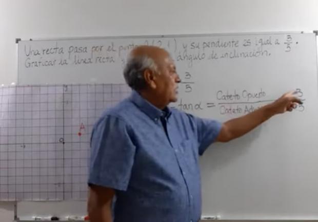 El profesor no se quedó de brazos cruzados y llevó sus clases de matemáticas a YouTube