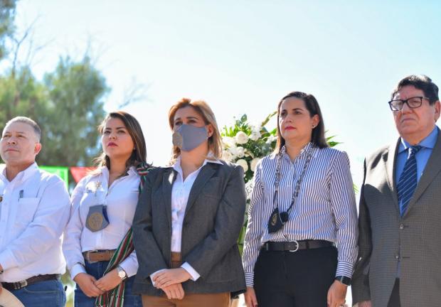 Maru Campos, gobernadora de Chihuahua, señaló que el avance de la entidad no es producto de un simple discurso, ni de un programa político.
