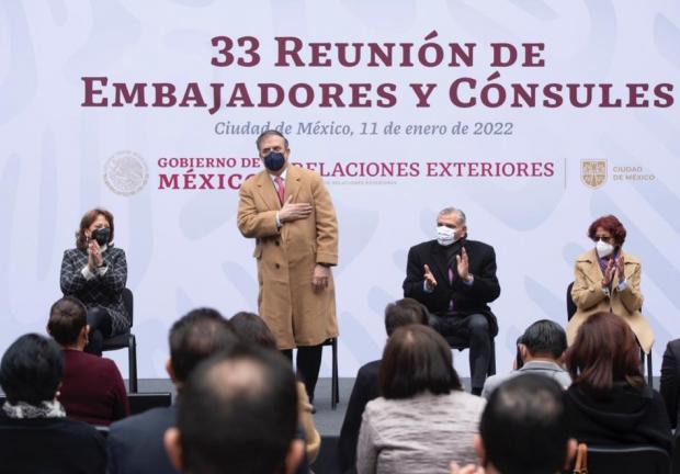33 Reunión de Embajadores y Cónsules desde Palacio Nacional