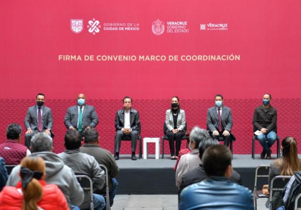 Firma de Convenio Marco de Colaboración entre gobierno de la CDMX y Veracruz