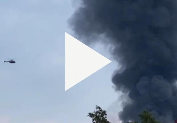 Video del incendio registrado en la colonia Coltongo, alcaldía Azcapotzalco.
