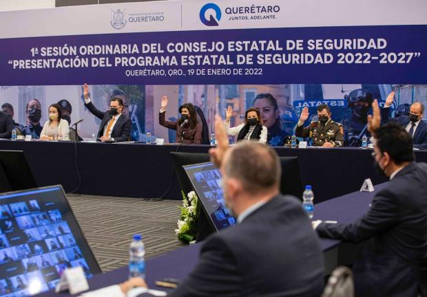 Aprobación del Programa Estatal de Seguridad 2022-2027de Querétaro. 