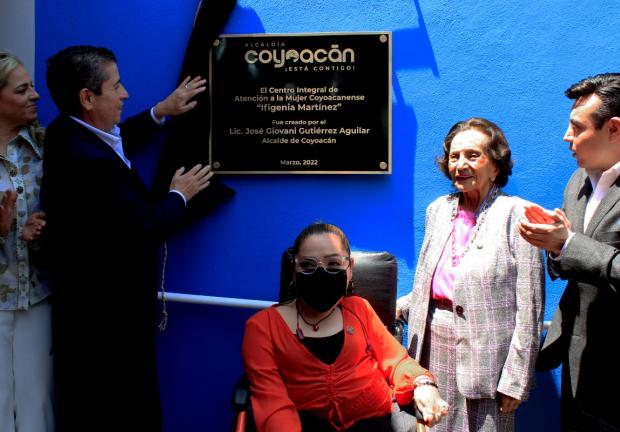 Inauguración del Centro Integral de Atención a la Mujer Coyoacanense "Ifigenia Martínez".