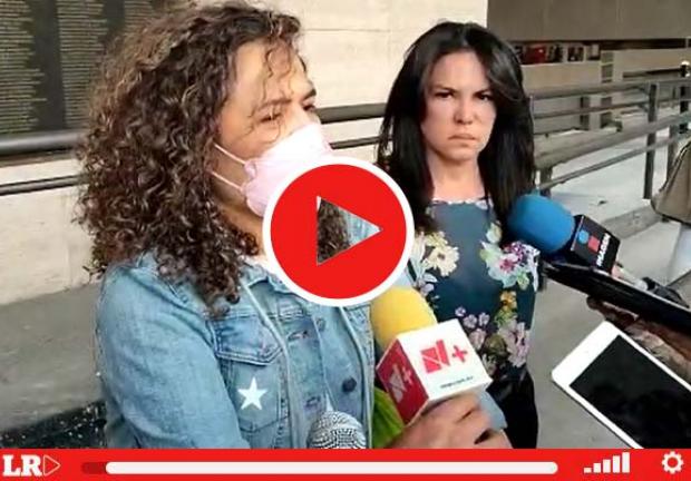 La diputada panista Mariana Gómez del Campo en entrevista para medios.
