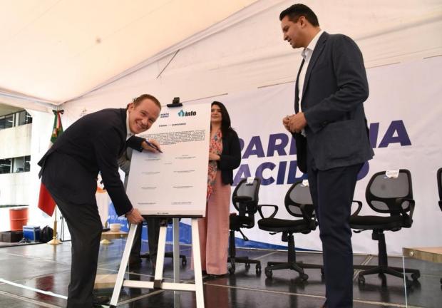 La alcaldía Benito Juárez y el InfoCDMX llevaron a cabo la Jornada por la Transparencia y la Privacidad y de la firma de convenio de colaboración