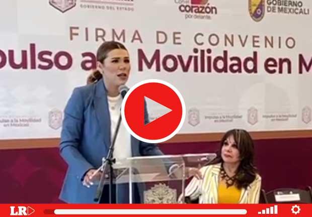 Marina del Pilar coordina trabajo para la movilidad en Mexicali (VIDEO)