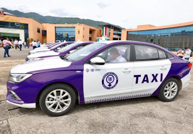 El Programa "Transporte Violeta" contará en su primera fase con 50 taxis preferentes, 18 urvans de nueve rutas de Chilpancingo, cuatro unidades de Acabús y cuatro camiones urbanos de Acapulco,