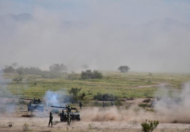 Sedena y GN realizan ejercicios de seguridad pública y defensa nacional en Chihuahua