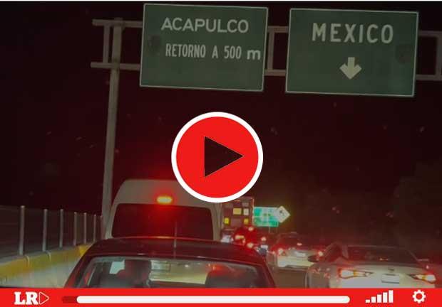 Continúa cierre parcial de circulación por conclusión de maniobras tras accidente vial , aproximadamente en el km 149+000 autopista (600) Cuernavaca-Chilpancingo, dirección Cuernavaca