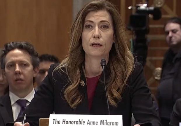 Anne Milgram, directora de la Agencia Antidrogas.