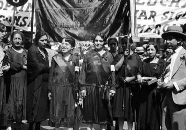 Las llamadas 'Hijas de Cuauhtémoc' luchaban por los derechos de las mujeres en materia política.