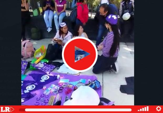 Colectivas feministas piden a comerciantes retirarse de marcha por 8M.