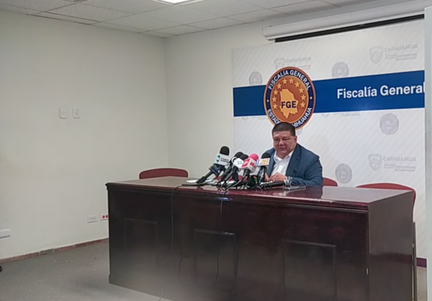 César Jáuregui, titular de la FGE de Chihuahua, compareció sobre el caso de "El Chueco", este miércoles.