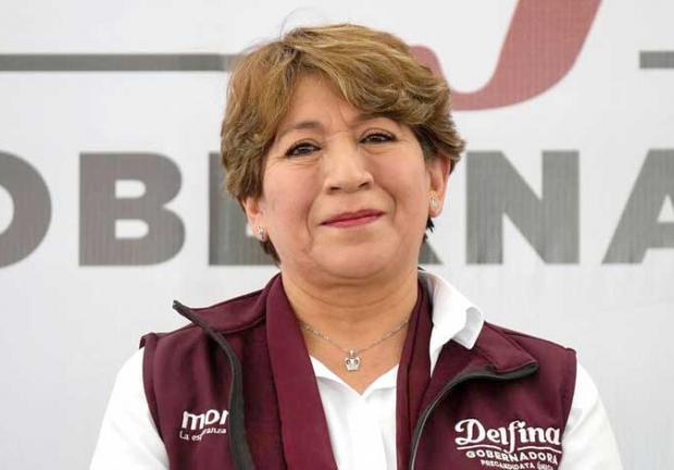 La candidata de Juntos Haremos Historia por el Edomex, Delfina Gómez, quien señaló que no quiere un gobierno de ocurrencias