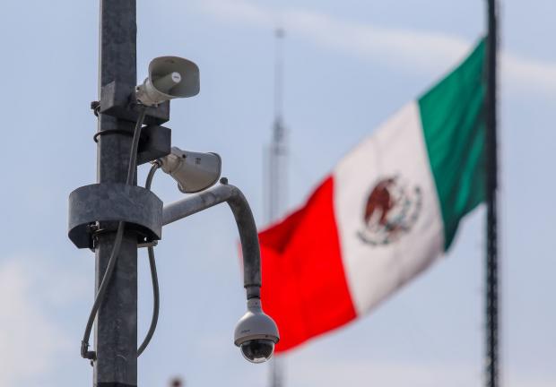 Los altavoces para que suene la alerta sísmica son colocados en puntos definitorios en México.