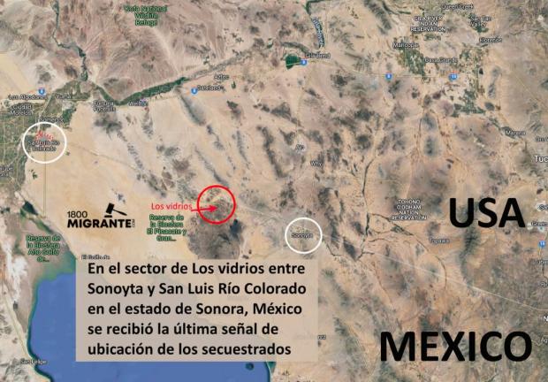 La información fue reportada en Sonora.